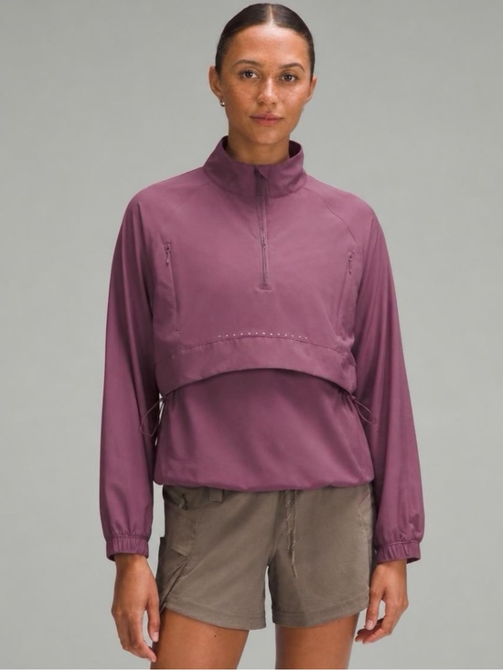 lululemon athletica Tops - Lululemon Stretch Ripstop Running Half-Zip Pullover